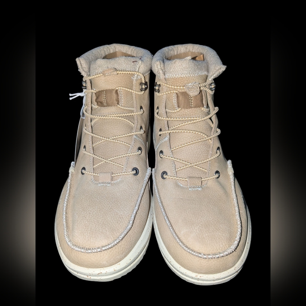 HEY DUDE MEN'S "BRADLEY" LEATHER CASUAL BOOT - Picture 4 of 6